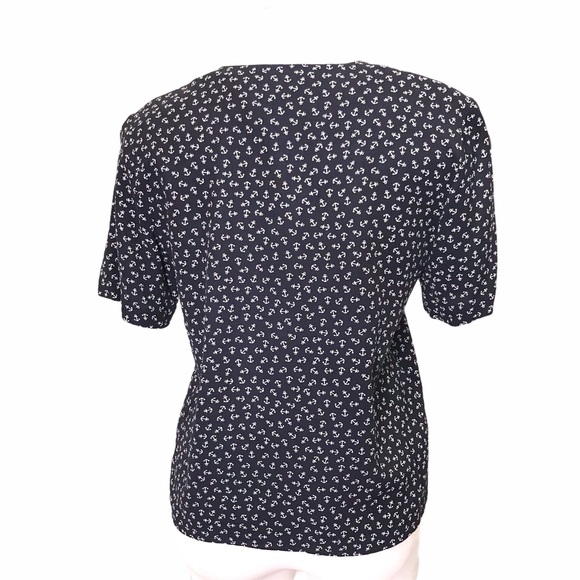 Vintage Rare Navy Dress 2 pc Matching Top & Skirt Nautical Theme - Picture 9 of 14